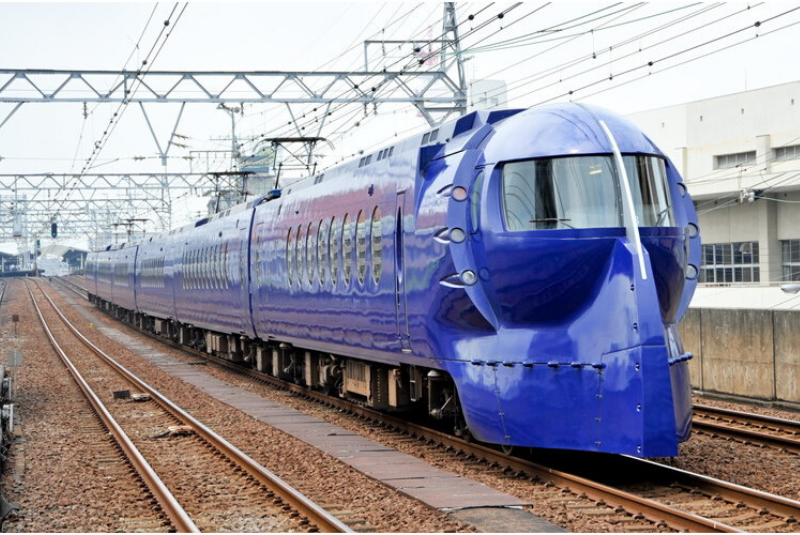 Electric train. Electric Rail. Nankai Limited Express.